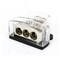 Deejay Led One 0 Gauge TO three 4 Gauge Main Power Distribution Terminal Block TBH1034CLEAR - alternate 3