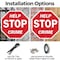 Signmission Help Stop Crime, 10 inch X 10 inch, Aluminum Metal Signs, 2PK OC-A-2PACK-10-72 - alternate 4