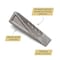 Kings County Tools Wood Splitting Wedge German Hand-Forged Wood Splitter Tool Rust-Resistant Aluminum Manual Splitter GW54A03-14 - alternate 3