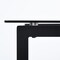 Homeroots 55" Gray And Black Glass And Metal Sled Base Dining Table 568211 - alternate 4