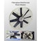 Iliving 24-Inch Corrosion Resistance Shutter Exhaust Fan, Single Speed ILG8SF24S-CR - alternate 6