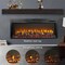 Edendirect 44 in. Wall Mount Electric Fireplace with remote and Imitation Flame, LED light heater in Black ZR-W1769P171420 - alternate 3