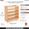 Rev-A-Shelf Maple Wood; Steel, Natural Maple, 11 in W, 25.5 in H, 22.5 in D 448-BC-11C - alternate 7