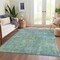 Homeroots 3' X 5' Teal Blue Abstract Washable Indoor Outdoor Area Rug 607890 - alternate 4