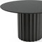 Homeroots 52" Black Solid Wood Pedestal Base Round Top Dining Table 721040 - alternate 3
