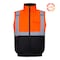 Protectx Winter Safety Vest, Class 2 High Visibility with Pockets, Orange ST-WV300D-ORBK-L - alternate 4