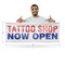 Signmission Tattoo Shop Now Open, 18 Inch x 48 Inch, Vinyl Banner B-30881 - alternate 4