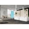 Ghent Pointe Mobile Glassboard, Non-Magnetic, 77''H x 36''W, Blue Painted Glass, Black Frame PNT1UN7736BLKBE - alternate 2