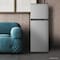 Tcl 4.7 Cu. Ft. Compact Double-Door Refrigerator, Silver TRM47D5AV - alternate 6