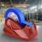 Acrimet Tape Dispenser, 1 in, 3 in Tape Core Dia., Plastic, Stainless Steel, Red 271.4 - alternate 4