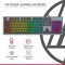 Hp Membrane Gaming Keyboard, RGB, Anti-Ghosting Keys K500F - alternate 3