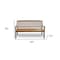 Homeroots 60in Teak Solid Wood Garden Bench 476412 - alternate 4