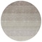 Homeroots 8' Brown And Ivory Round Ombre Washable Indoor Outdoor Area Rug 595795 - alternate 5