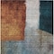 Homeroots 8' X 10' Copper Green And Gray Abstract Washable Indoor Outdoor Area Rug 603722 - alternate 4