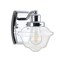 Jonathan Y Orleans 7" 1-Light Iron/Glass schoolhouse LED Vanity Light, Chrome JYL3530A - alternate 7