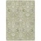 Homeroots 10' X 14' Artichoke Green Gray And Ivory Oriental Washable Indoor Outdoor Area Rug 598015 - alternate 6