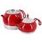 Korkmaz Rena 1.1 Liter Tea Pot and 2.4 Liter Kettle Set in Red A226-01 - alternate 4