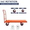 5Seconds Brand BOONE Heavy Duty Diamond Plated Industrial Platform Cart 60inX30in, 3300 lbs Capacity 555024 - alternate 4