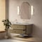 James Martin Vanities Allamari 36" Single Vanity, Dune Mist w/ 3 CM Victorian Silver Silestone Top D640-V36-DMS-WVSL - alternate 6