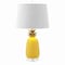 Jonathan Y Pineapple 23" Classic Vintage Ceramic LED Table Lamp, Yellow/Gold JYL4019D - alternate 1