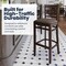 Flash Furniture HERCULES Ladder Back Walnut Wood Restaurant Barstool - Mocha Vinyl Seat XU-DGW0005BARLAD-WAL-MCHV-GG - alternate 5