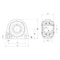 Ntn Pillow Block Bearing, Stainless Steel Housing Material, Set Screw, Ball, 1-1/4 in Dia, Stainless Steel Insert Material SUCPA207-20C0FG1 - alternate 2
