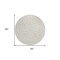 Homeroots 8' Ivory And Beige Round Damask Washable Indoor Outdoor Area Rug 595159 - alternate 3