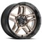 Ultra WHEELS 20 Inch Diameter x 9 Inch Width 5 x 127 Millimeter 5 x 500 Inch Bolt Pattern 258-2973BZ12 - alternate 1