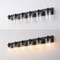 Jonathan Y Irving 40" 6-Light Seeded Glass/Iron Modern Contemporary LED Vanity Light, Black JYL7621B - alternate 5