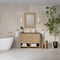 James Martin Vanities Solene 48 in. Single Vanity, Seaside Oak, w/ 3 CM Charcoal Soapstone Quartz Top D225-V48-SSO-3CSP - alternate 4
