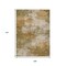 Homeroots 9' X 12' Copper And Ivory Abstract Washable Indoor Outdoor Area Rug 630625 - alternate 6
