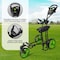Jovial 3 Wheel Golf Push Pull Cart with Built-in Seat for Relaxation JOVGFST89 - alternate 3