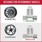 Coyote Wheel Accessories WHEEL INSTALLATION KIT 251645 - alternate 4
