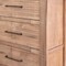 Homeroots 36" Natural Solid Wood Four Drawer Chest 524615 - alternate 2