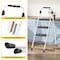 Wrightmaster 4.1 ft. Metal Lightweight Step Ladder, 9 ft. Reach, with Safety Lock Design 800 lbs. Load Capacity ZOR-WK24-4-W-DF - alternate 5