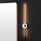 Jonathan Y Anton 27.25" 1-Light Modern Minimalist Iron Adjustable Bar Integrated LED Plug-In Sconce, Chrome JYL7136C - alternate 7