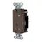 Hubbell Wiring Device-Kellems Straight Blade Receptacle, 5-20R, 20 A, 125V AC, 2 Pole, 3 Wire, Surface Mount, Grounded HBL2182STTR - alternate 2