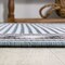 Jonathan Y Sebastian High-Low Modern Diamond Border Blue/Ivory 3 ft. x 5 ft. Indoor/Outdoor Area Rug HWC102D-3 - alternate 4