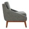 Office Star Products Lounge Seating/Davenport Mid-Century Club Chair, Charcoal SL4411R-MC4 - alternate 4