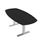 Skutchi Designs Arc Boat Conference Table With Power, 36 in W, 72 in L HAR-ABOT-36X72-T-U999ST19-NA - alternate 1