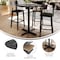 Flash Furniture Commercial 36" Black Faux Marble HPL Tabletop - Black Bar Height X Base ST-RD36-BKMAR-T3030B-GG - alternate 3