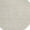 Homeroots 8' Beige And Ivory Round Geometric Washable Indoor Outdoor Area Rug 596161 - alternate 6