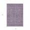 Homeroots 5' X 8' Purple And Ivory Striped Washable Indoor Outdoor Area Rug 595890 - alternate 4
