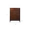 Homeroots 36" Brown Solid Wood Six Drawer Chest 524155 - alternate 2
