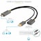 Startech.Com 1ft 30cm HDMI to DisplayPort Adapter, Active 4K 60Hz HDMI to DP Adapter Cable, HDR, USB 128-HDMI-DISPLAYPORT - alternate 1