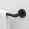 Gliderite Hardware Alpine Collection 24 in. Towel Bar Matte Black Bathroom Hardware 9024-RD-MB-1 - alternate 2