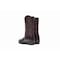Durango Men's Western Boot, 8.5 W, Leather, 12 in H, Burnished Burgundy DDB0486 - alternate 3