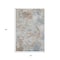 Homeroots 3' X 5' Midnight Ivory And Coffee Abstract Washable Indoor Outdoor Area Rug 643595 - alternate 4