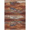 Homeroots 5' X 8' Copper Rust And Ivory Abstract Washable Indoor Outdoor Area Rug 612492 - alternate 7