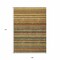 Homeroots 9' X 12' Coral Gold And Green Striped Washable Indoor Outdoor Area Rug 577773 - alternate 5
